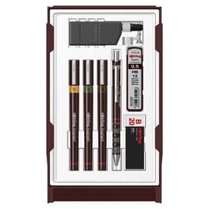 Picture 1 of Tekenset rOtring Isograph college 0.2mm, 0.3mm en 0.5mm set à 3 stuks