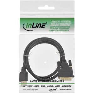 Picture 2 of Kabel inLine HDMI DVI 18+1 pin M/M 2 meter zwart