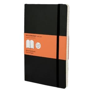 Picture 1 of Notitieboek Moleskine large 130x210mm lijn soft cover zwart