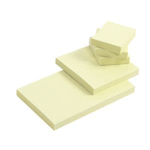 Picture 1 of Memoblok Quantore 38x51mm geel 3 stuks
