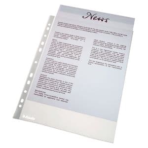 Picture 1 of Showtas Esselte Economy copy safe 0.05mm PP A4 100 stuks