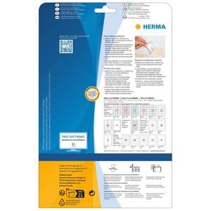 Picture 3 of Naambadge etiket HERMA 4511 63.5x29.6mm wit 540 stuks