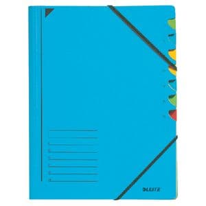 Picture 2 of Sorteermap Leitz 7 tabbladen karton blauw