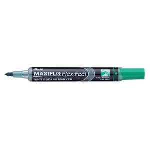Picture 2 of Whiteboardmarker Pentel MWL5SBF Maxiflo rond 1.5-4.5mm groen
