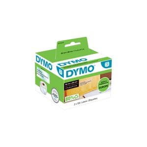 Picture 1 of Etiket Dymo LabelWriter adressering 36x89mm 2 rollen á 130 stuks transparant