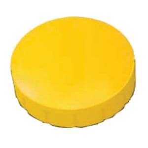 Picture 2 of Magneet MAUL Solid 20mm 300gr geel 10 stuks