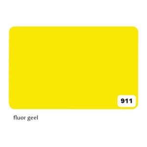 Picture 1 of Etalagekarton Folia 1-zijdig 48x68cm 380gr nr911 fluor geel