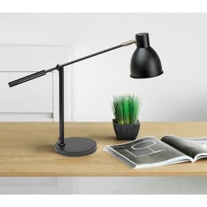 Picture 2 of Bureaulamp MAUL Finja excl. LED lamp voet zwart