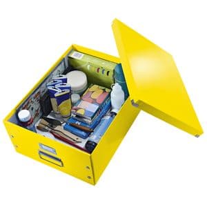 Picture 2 of Opbergdoos Leitz Click & Store WOW groot 369x200x482mm geel