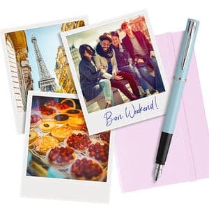 Picture 9 of Vulpen Waterman Allure pastel blue CT fijn