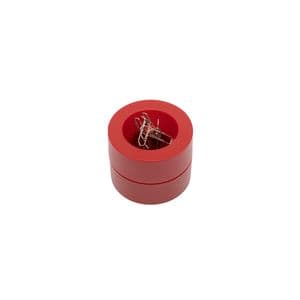 Picture 2 of Papercliphouder MAUL Pro magnetisch Ø73x60mm rood