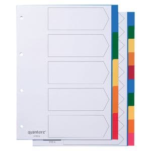 Picture 1 of Tabbladen Quantore 4-gaats 5-delig assorti tabs PP
