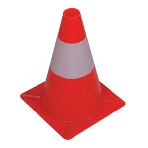 Picture 1 of Afbakeningskegel 30cm rood wit