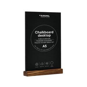 Picture 4 of Krijtbord Europel tafelmodel A5 staand natural