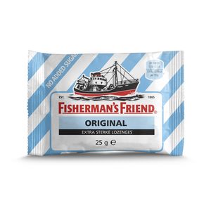Picture 1 of Keelpastilles Fisherman's Friend original extra sterk zak 25 gram