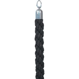 Picture 1 of Afzetkoord Securit 150cm zwart met chroome knop