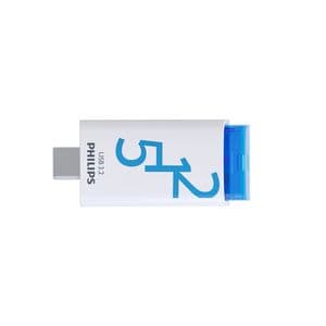 Picture 5 of USB stick 3.2 Philips Click USB-C 512GB blauw
