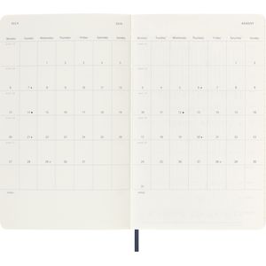 Picture 4 of Agenda 2025/2026 Moleskine 18M Planner Weekly 7dagen/1pagina large sc sapphire blue