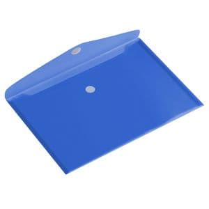 Picture 1 of Enveloptas Europel A5 250x180mm dwars transparant blauw