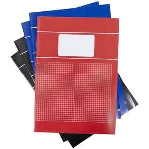 Picture 1 of Schrift SOHO Basic A4 ruit 5x5mm 80 pagina's 60gr assorti 5 stuks