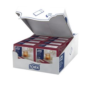 Picture 4 of Pochette Tork Linstyle Premium 1-laags 390x390mm bordeauxrood 509603