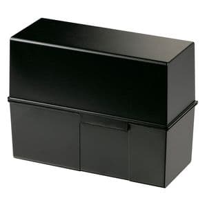 Picture 1 of Kaartenbak Han breed A5 kunststof zwart