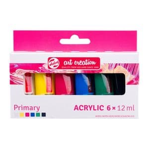Picture 1 of Acrylverf Talens Art Creation Primary assorti 6 tubes à 12ml