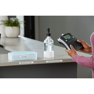 Picture 6 of Labelprinter Dymo LabelManager 210D+ draagbaar qwerty 12mm zwart in koffer