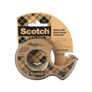 Picture 1 of Plakband Scotch Magic 919 19mmx20m transparant + gerecyclede afroller