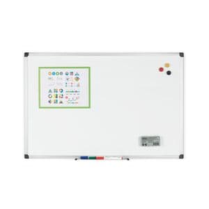 Picture 5 of Whiteboard Quantore 30x45cm emaille magnetisch