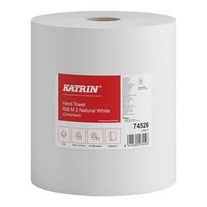 Picture 1 of Poetspapier Katrin medium 2-laags 500 vel wit 74526