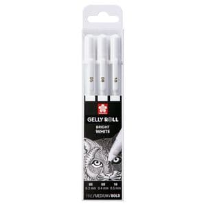 Picture 2 of Gelschrijver Sakura Gelly Roll Classic set à 3 breedtes wit