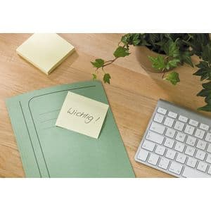 Picture 3 of Memoblok Post-it Z-Note R330-1B recycled 76x76mm canary yellow 6 stuks