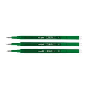 Picture 2 of Gelschrijvervulling Online Magixx medium groen blister à 3 stuks