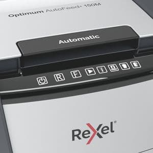 Picture 6 of Papiervernietiger Rexel Optimum Auto+ 150M P5 snippers 2x15mm