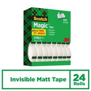 Picture 2 of Plakband Scotch Magic 810 19mmx33m onzichtbaar mat 20+4 gratis