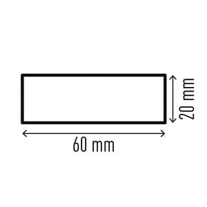 Picture 3 of Beschermingsprofiel Durable S20 recht 1m geel zwart