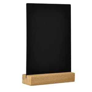 Picture 1 of Krijtbord Europel houten voet A5 staand