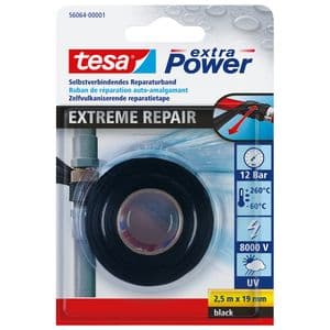 Picture 1 of Reparatietape tesa® Extreme Repair 2.5mx19mm zwart