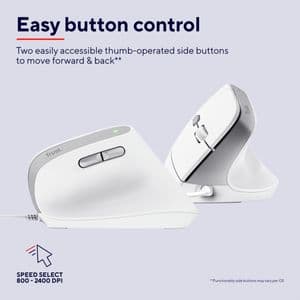 Picture 5 of Muis Trust ergonomisch BAYO II wit