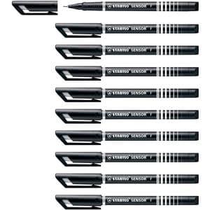 Picture 1 of Fineliner STABILO Sensor 189/46 fijn zwart