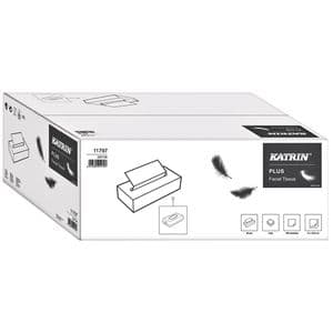 Picture 3 of Facial tissues Katrin Plus 2-laags 100 vel wit 11797