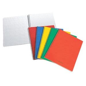 Picture 1 of Schrift Aurora 80x135mm ruit 5x5mm 200 pagina's 60gr assorti