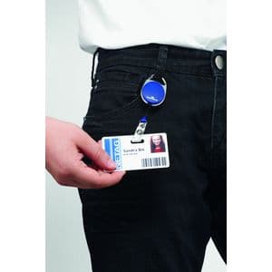 Picture 2 of Afrolmechanisme Durable Style met drukknopsluiting blauw 10 stuks