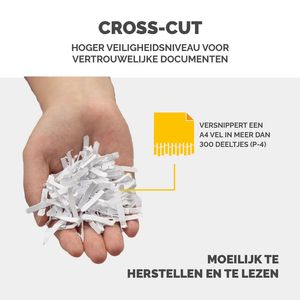 Picture 5 of Papiervernietiger Fellowes Automax 450C snippers 4x38mm zwart