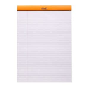 Picture 2 of Schrijfblok Rhodia A4 lijn 80 vel 80gr oranje