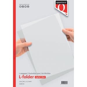 Picture 1 of Insteekmap L-model Quantore A4 PP 0.12mm glad 25 stuks