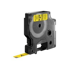 Picture 3 of Labeltape Dymo LabelManager D1 polyester 9mm zwart op geel