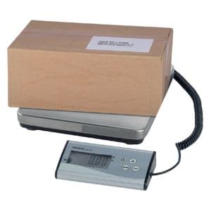 Picture 1 of Pakketweger MAUL Cargo 120kg metalen plateau 27x27cm +9V batterij zilver