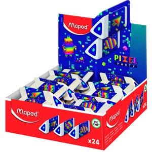 Picture 1 of Gum Maped Pixel Party Pyramid display à 24 stuks